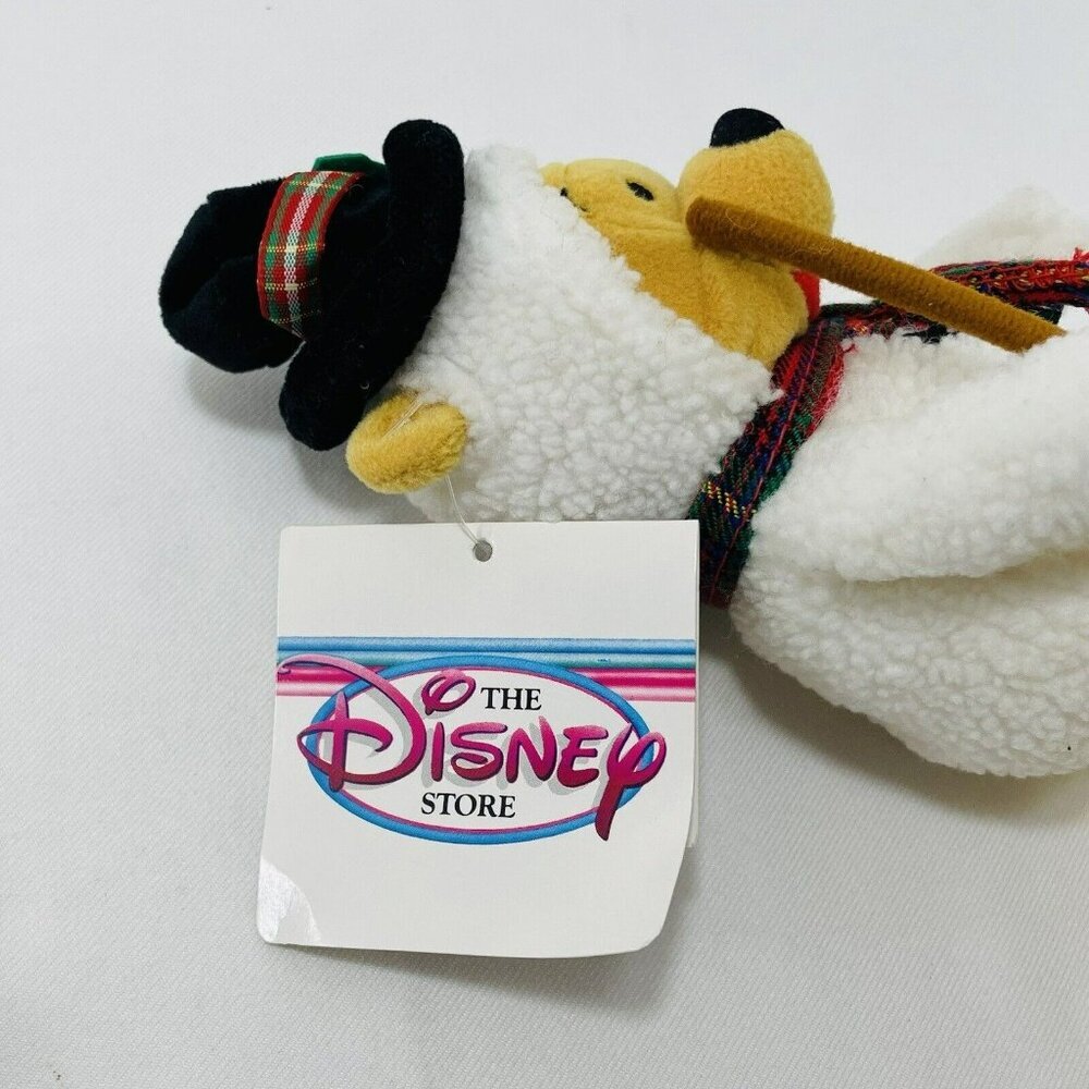 Disney Theme Park Snowman Pooh Christmas Plush Toy Stuffer Winter Outfit Clothes - Picture 8 of 10
